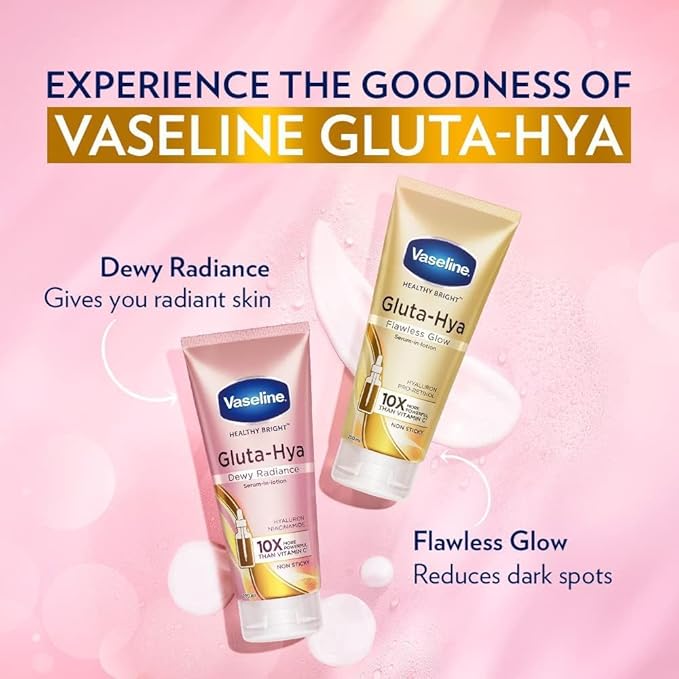 Vaseline Gluta-Hya Dewy Radiance Lotion for Face & Body