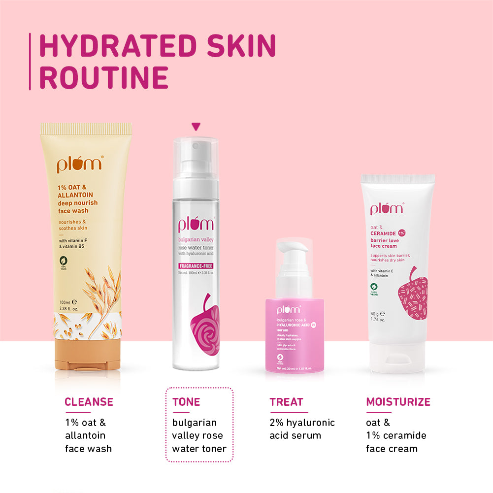 Rose Water Toner with Hydrating & Nourishing Benefits