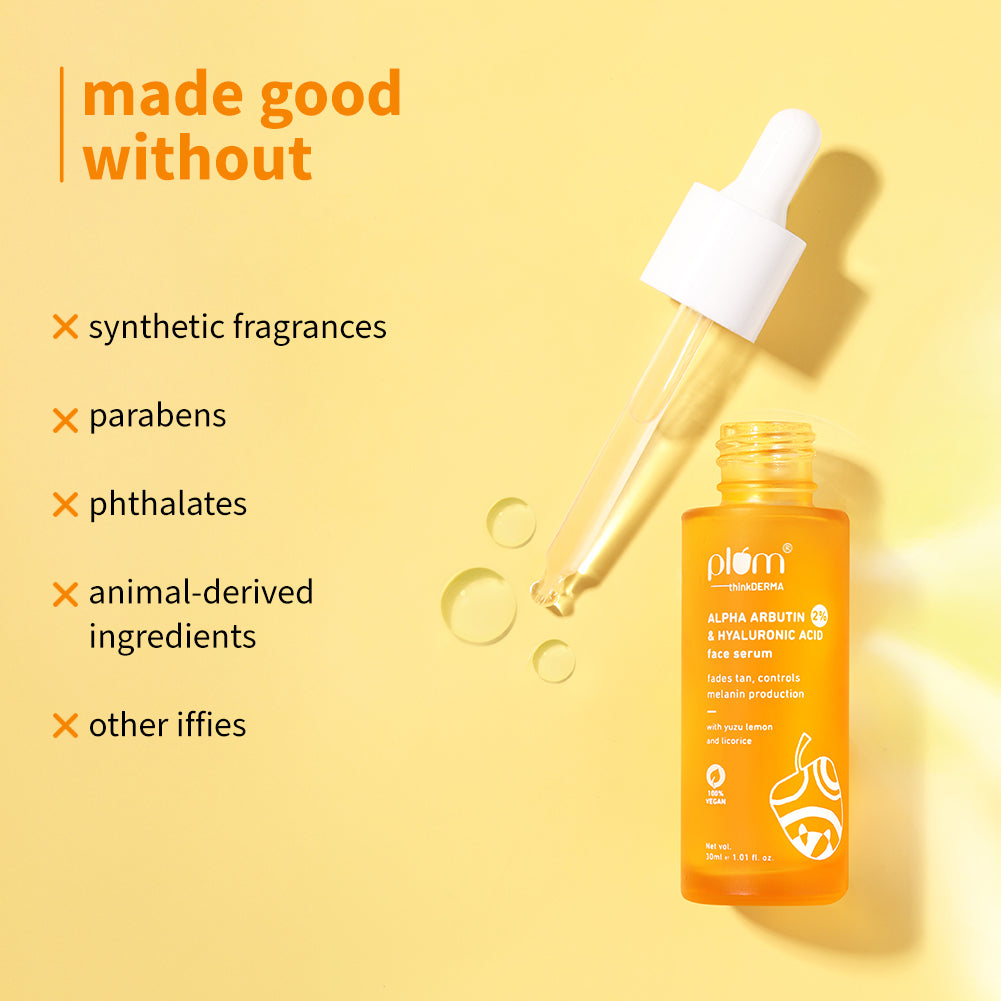 Alpha Arbutin Face Serum with Hyaluronic Acid
