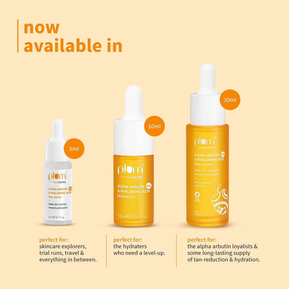 Alpha Arbutin Face Serum with Hyaluronic Acid