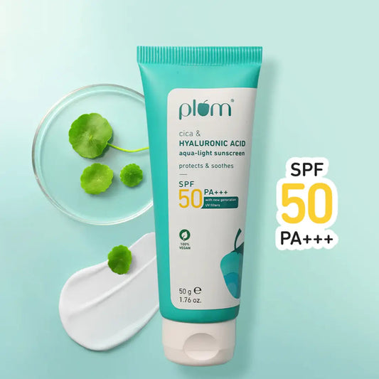 SPF 50 Sunscreen with Cica & Hyaluronic Acid