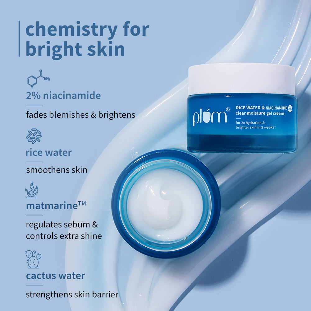 Niacinamide & Rice Water Gel Moisturizer