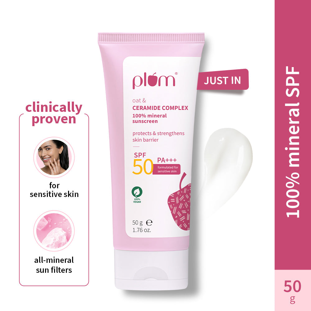 100% Mineral Sunscreen with Oat & Ceramide