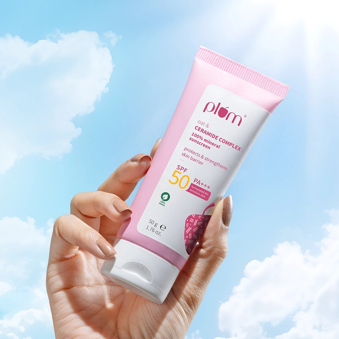 100% Mineral Sunscreen with Oat & Ceramide