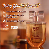 Vanilla Caramel Perfume with Warm Fragrance