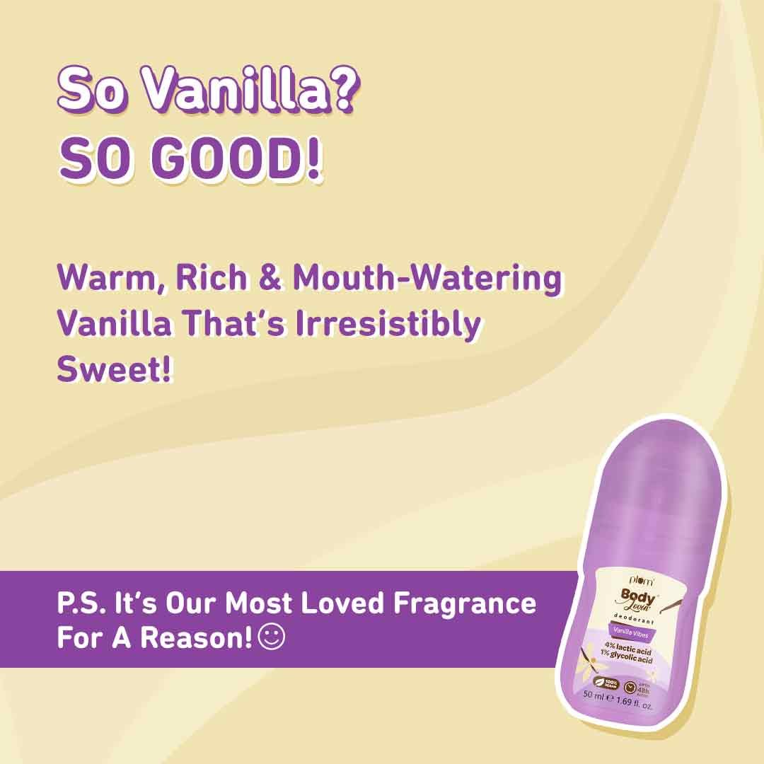 Vanilla Scent Deodorant with Lactic Acid