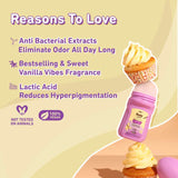 Vanilla Scent Deodorant with Lactic Acid
