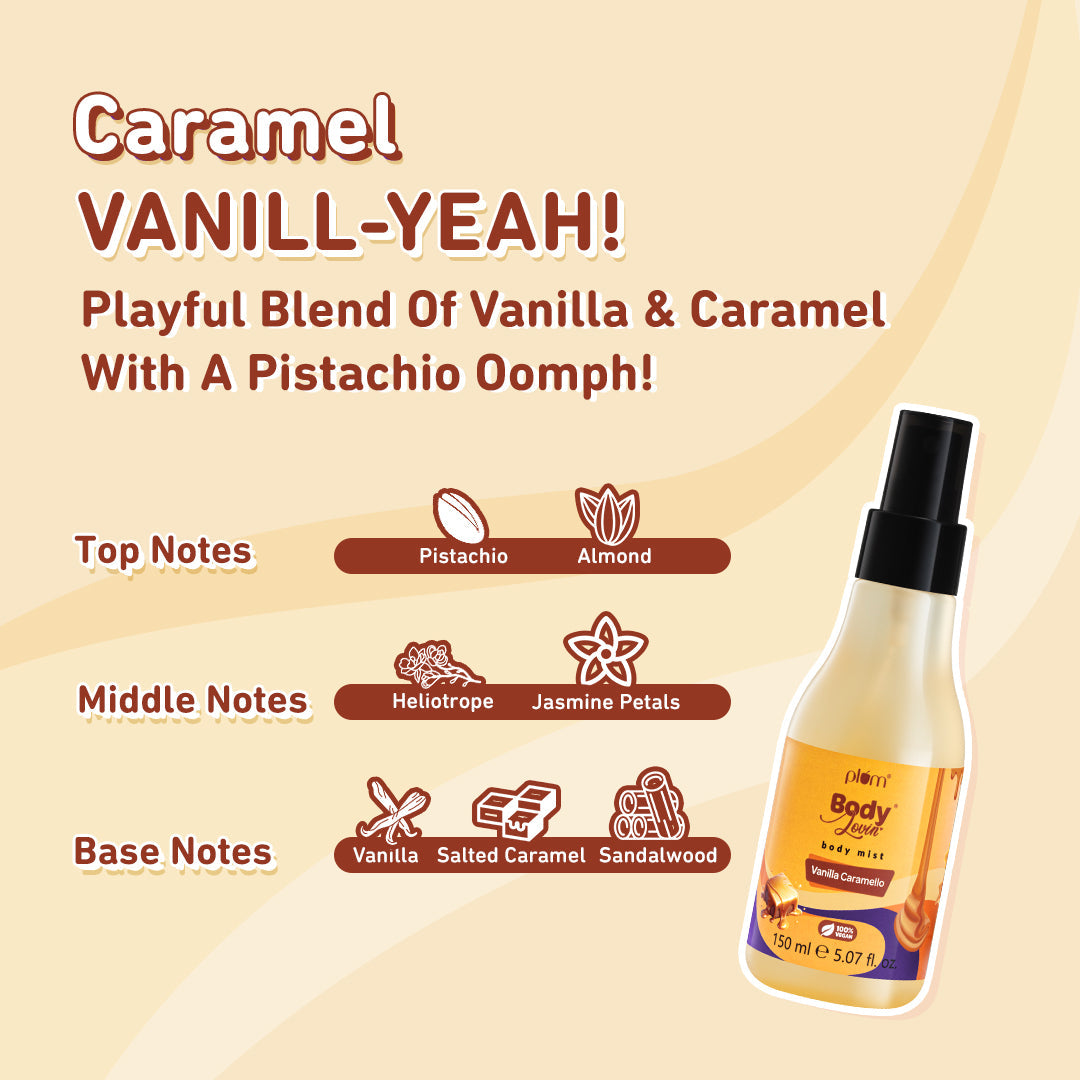 Vanilla Caramel Fragrance Body Mist