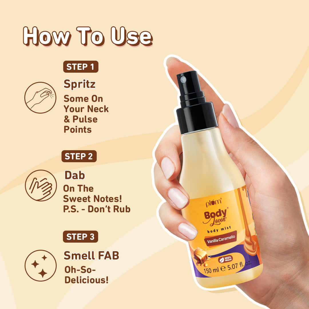 Vanilla Caramel Fragrance Body Mist