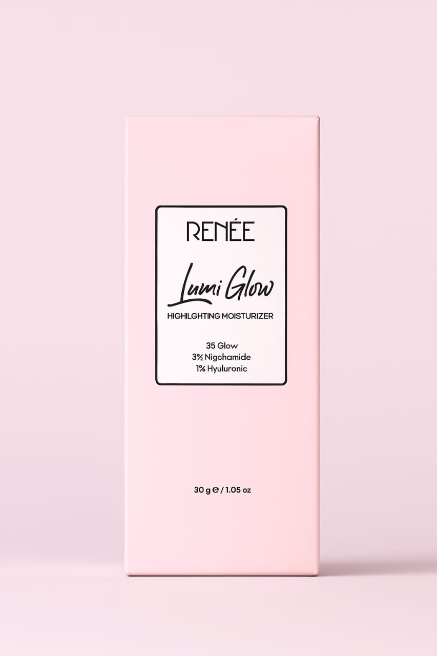 RENEE Lumi Glow Highlighting Moisturizer | Enriched with 3% Niacinamide & 1% Hyaluronic Acid | Prevents Photoaging & UV Damage | Reduces Pigmentation, Fine Lines & Wrinkles | Non-Sticky | Glowing Skin | 30g