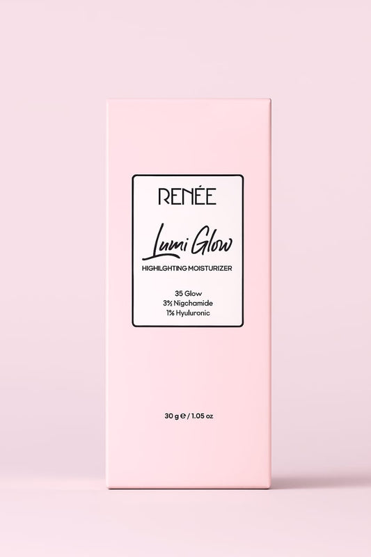RENEE Lumi Glow Highlighting Moisturizer | Enriched with 3% Niacinamide & 1% Hyaluronic Acid | Prevents Photoaging & UV Damage | Reduces Pigmentation, Fine Lines & Wrinkles | Non-Sticky | Glowing Skin | 30g