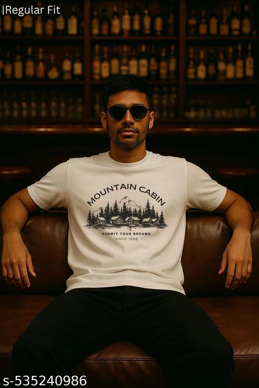 White Mountain Cabin Graphic T-Shirt