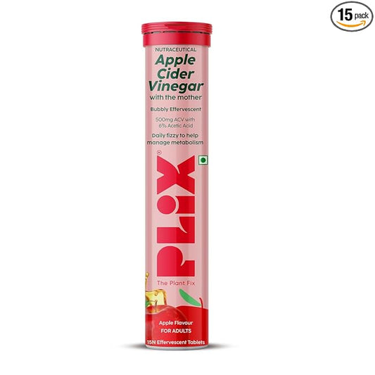 The Plant Fix Plix Apple Cider Vinegar Bubbly Effervescent Tablet,