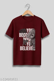 Maroon Motivational Quote Graphic T-Shirt