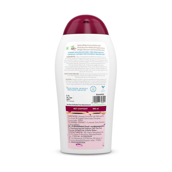 Onion Shampoo for Hair Growth & Fall Control