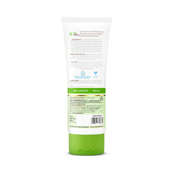 Tea Tree Oil Face Wash - Acne Control