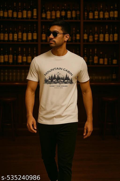 White Mountain Cabin Graphic T-Shirt
