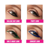 Elle 18 Eye Drama Kajal, Matte Finish, Super Black,