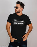 Classy Black Cotton T-Shirt