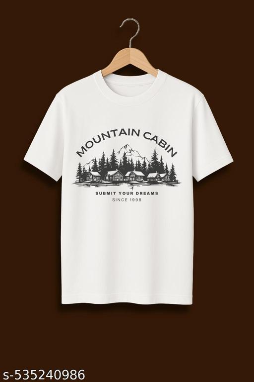 White Mountain Cabin Graphic T-Shirt