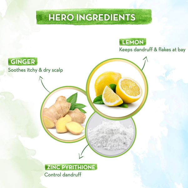 Lemon Anti-Dandruff Shampoo, Dandruff Control