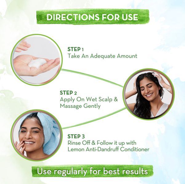 Lemon Anti-Dandruff Shampoo, Dandruff Control