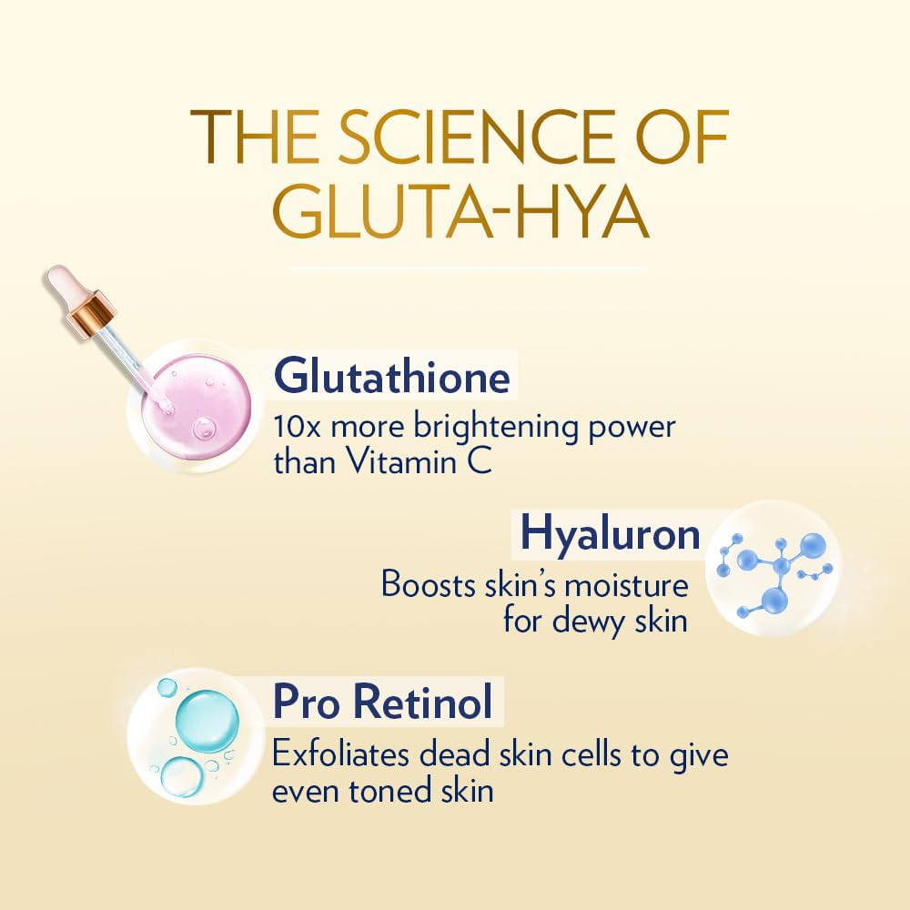 Vaseline Gluta-Hya Flawless Glow Lotion for Face & Body | Gives Brighter Skin