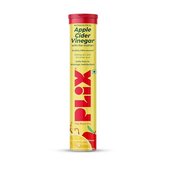 The Plant Fix Plix Apple Cider Vinegar Bubbly Effervescent Tablet,
