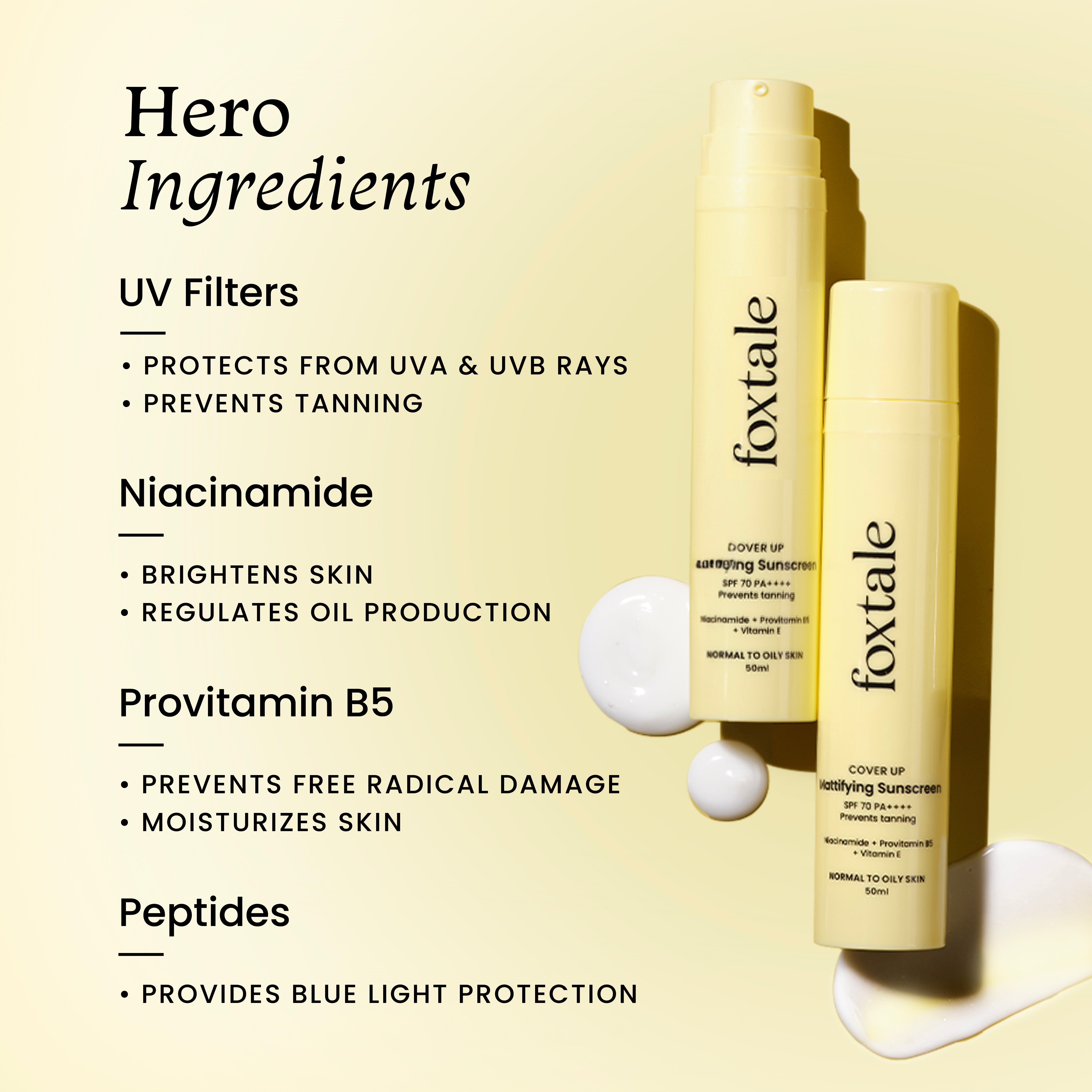 SPF 70 ম্যাট ফিনিশ সানস্ক্রিন
