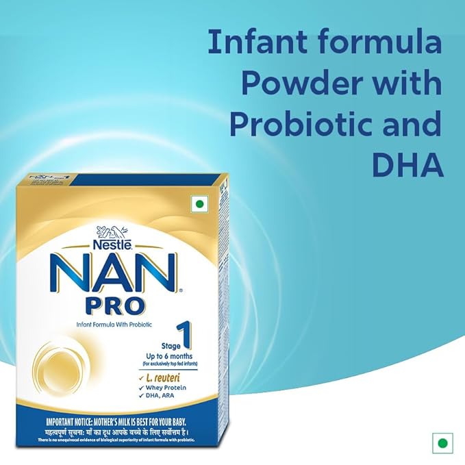 NAN PRO Stage 1 Infant Formula Milk Powder for babies (Up to 6 months)