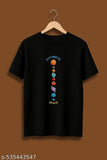 Back Printed T-Shirt with Half Sleeves