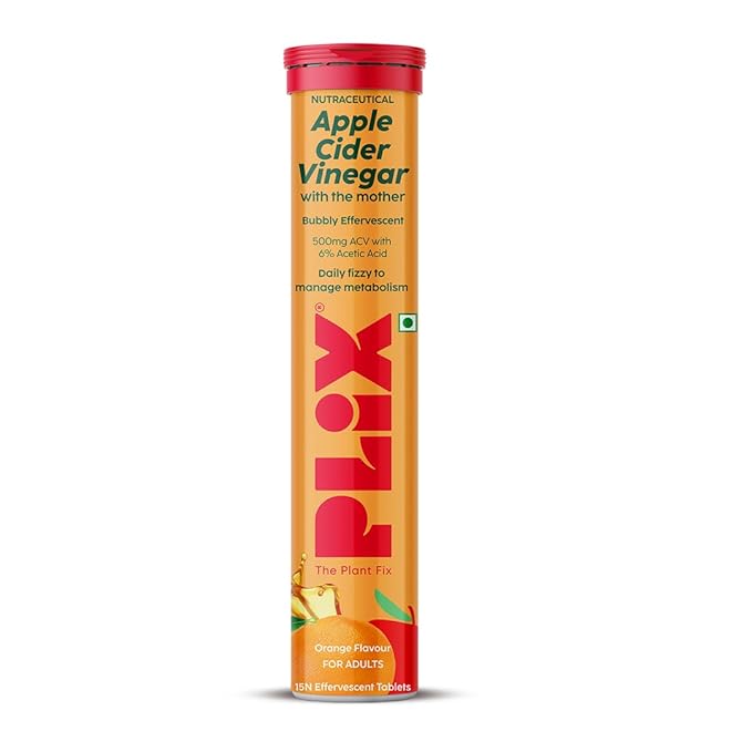The Plant Fix Plix Apple Cider Vinegar Bubbly Effervescent Tablet,