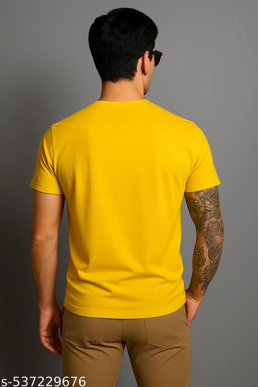 Cotton Regular Fit Chess Print T-Shirt
