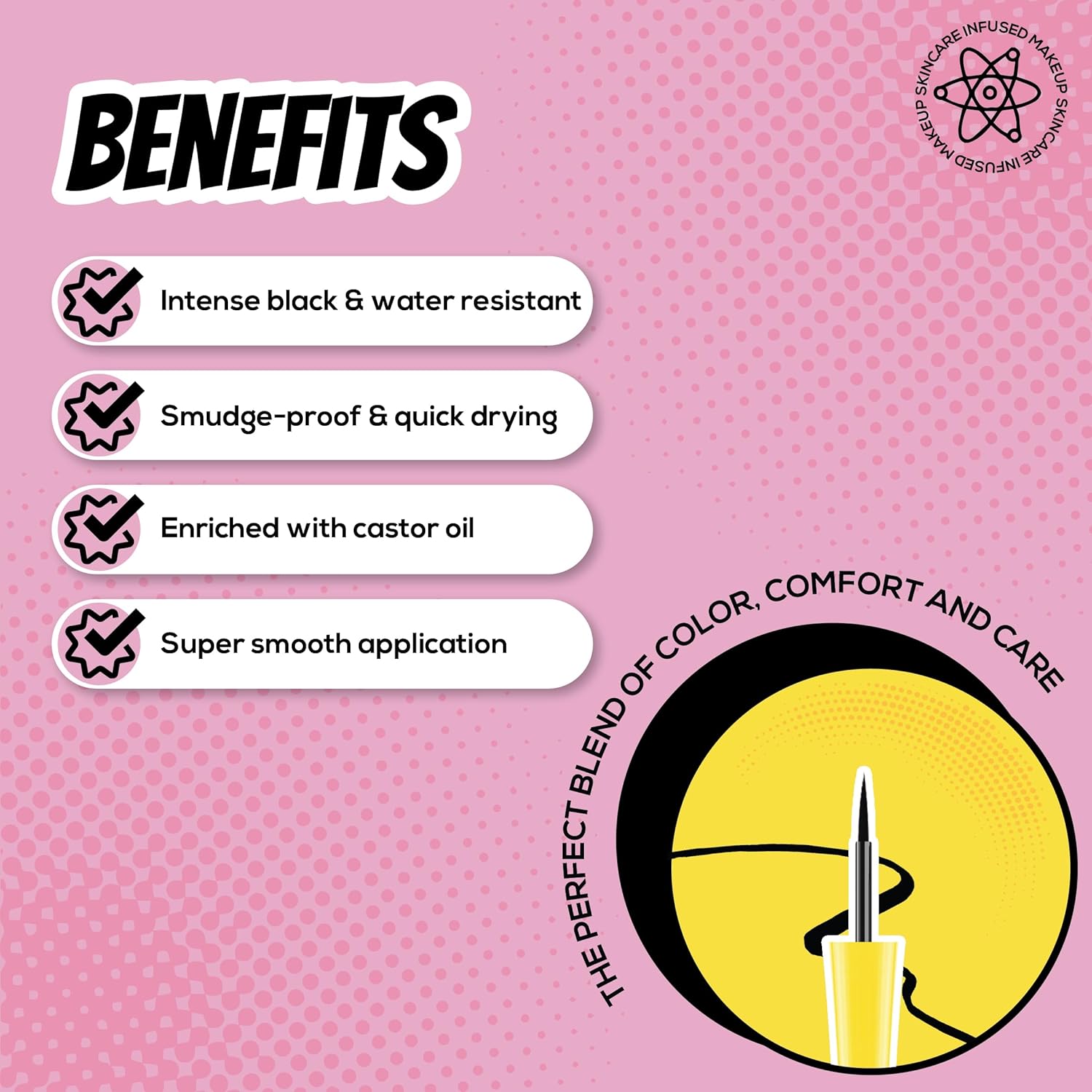 Everyday Eyeliner, Smudge-Proof & Water Resistant,