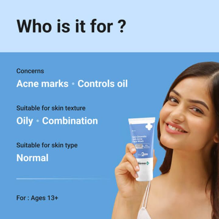 सैली-सिनामाइड मुहांसे फेस वॉश