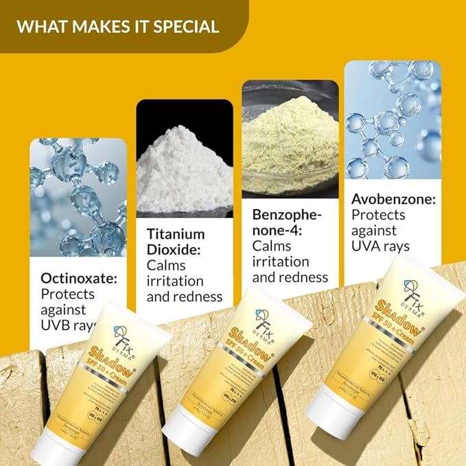 Shadow Sunscreen SPF 50+ Cream PA+++ Dry Skin