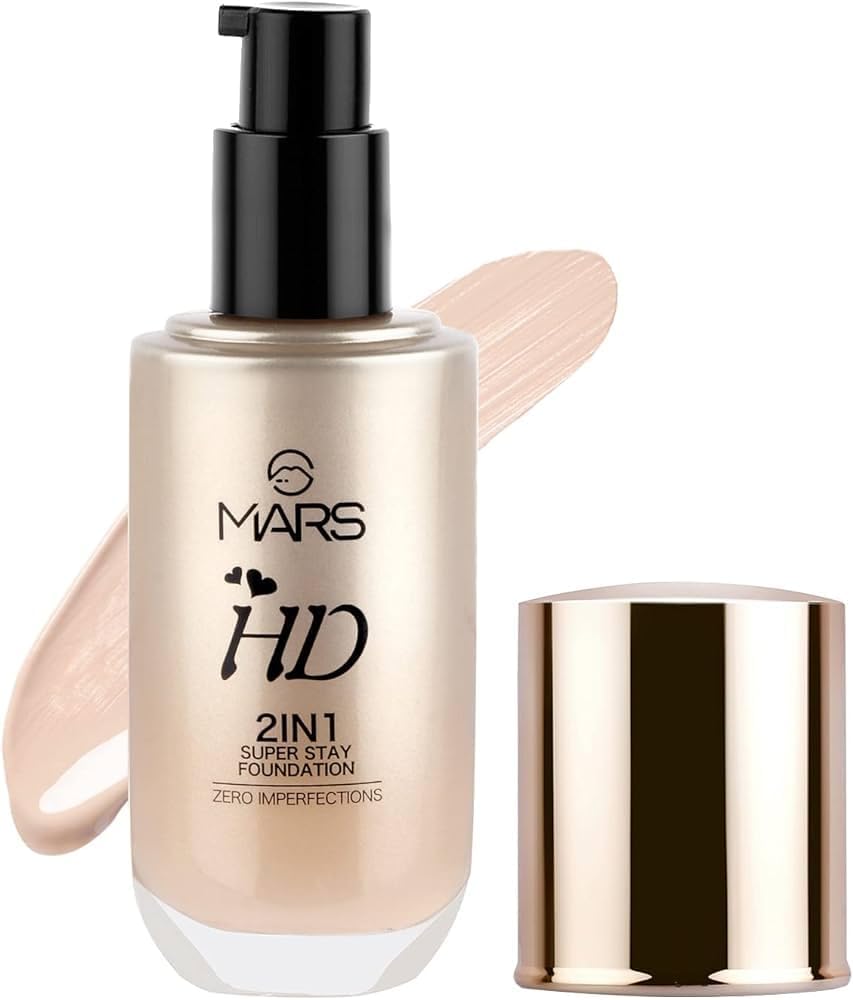 मार्स Hd 2In1 सुपर स्टे लिक्विड मैट फाउंडेशन,