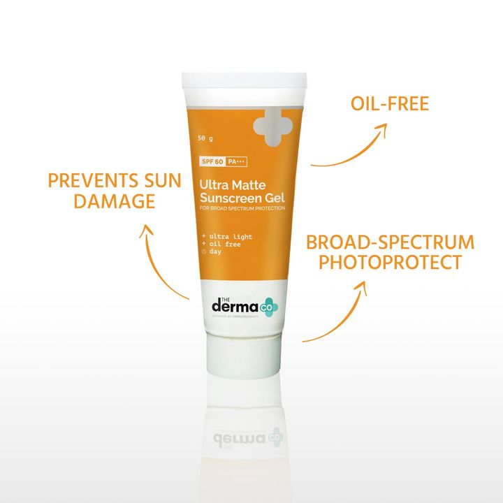 Matte Sunscreen Gel - Broad Spectrum Protection