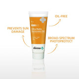 Matte Sunscreen Gel - Broad Spectrum Protection