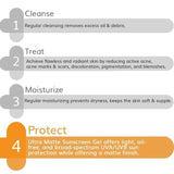 Matte Sunscreen Gel - Broad Spectrum Protection
