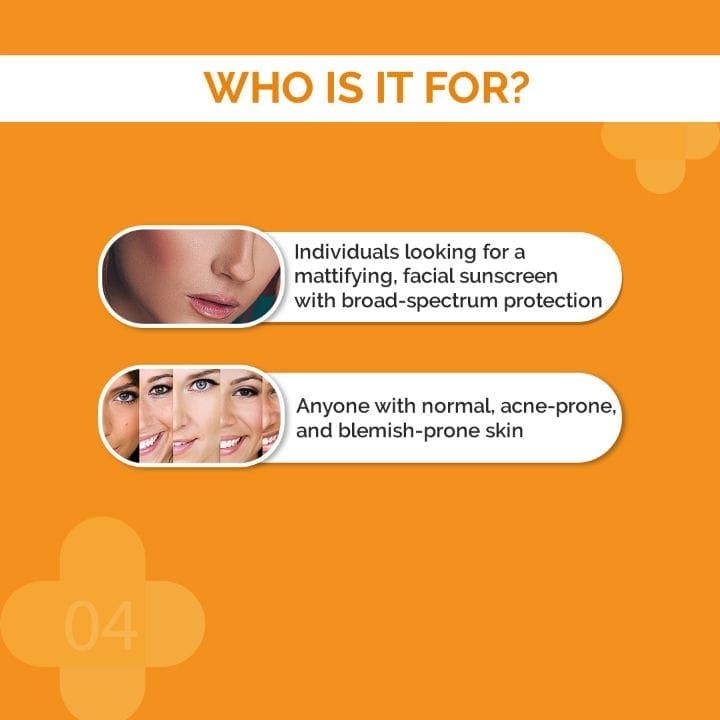 Matte Sunscreen Gel - Broad Spectrum Protection