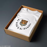 Graphic Tee with Bold Tiger Design